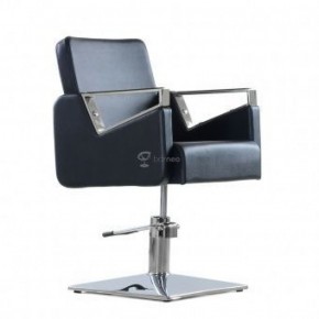 Кресло парикмахерское Barneo 6300V5 черное в Сысерти - sysert.ok-mebel.com | фото