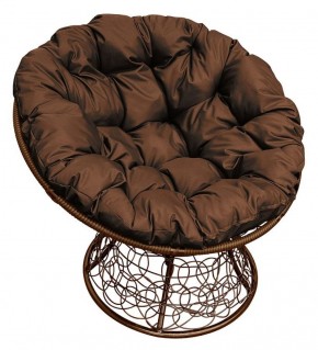 Кресло "ПАПАСАН" ротанг (каркас коричневый) в Сысерти - sysert.ok-mebel.com | фото 1