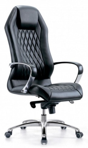 Кресло руководителя Бюрократ _AURA/BLACK черный в Сысерти - sysert.ok-mebel.com | фото