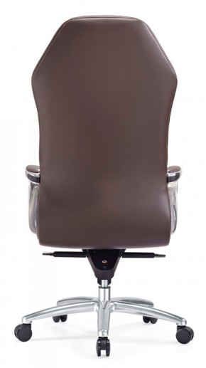 Кресло руководителя Бюрократ _AURA/BROWN коричневый в Сысерти - sysert.ok-mebel.com | фото 5