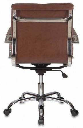 Кресло руководителя Бюрократ CH-993-LOW/BROWN коричневый в Сысерти - sysert.ok-mebel.com | фото 4