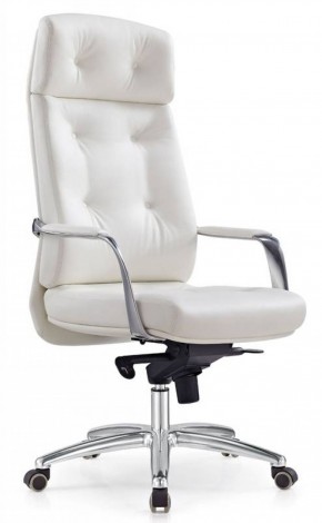 Кресло руководителя Бюрократ _DAO/WHITE белый в Сысерти - sysert.ok-mebel.com | фото