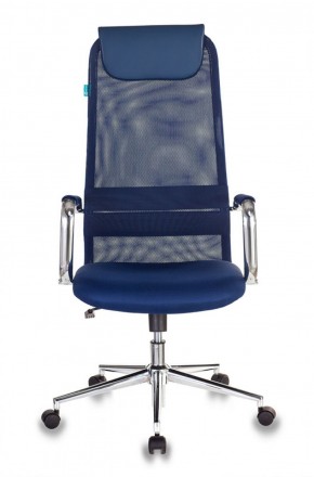 Кресло руководителя Бюрократ KB-9N/DB/TW-10N синий в Сысерти - sysert.ok-mebel.com | фото 2