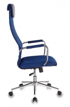 Кресло руководителя Бюрократ KB-9N/DB/TW-10N синий в Сысерти - sysert.ok-mebel.com | фото 3