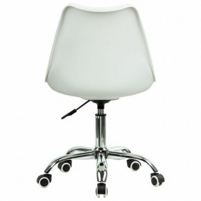 Кресло стул BRABIX "Eames MG-310 CH", хром, пластик белый, ткань серая, 532924 в Сысерти - sysert.ok-mebel.com | фото 4