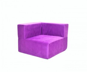 Кресло-угловое-модуль бескаркасное Тетрис 30 (Фиолетовый) в Сысерти - sysert.ok-mebel.com | фото
