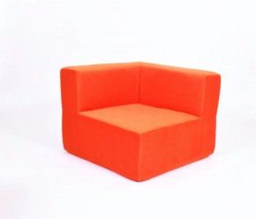 Кресло-угловое-модуль бескаркасное Тетрис 30 (Оранжевый) в Сысерти - sysert.ok-mebel.com | фото