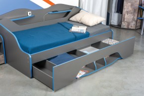 Кровать 11.03 Индиго + орт. основание (900*2000) в Сысерти - sysert.ok-mebel.com | фото 2