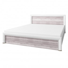 Кровать 140 с подъемником, OLIVIA, цвет вудлайн крем/дуб анкона в Сысерти - sysert.ok-mebel.com | фото 3