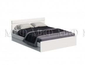 НЭНСИ NEW Кровать 1,4 м (Белый глянец холодный/Белый) в Сысерти - sysert.ok-mebel.com | фото 1