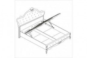 Кровать 1800 Мишель с мягким изголовьем в Сысерти - sysert.ok-mebel.com | фото 3