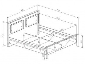 Кровать 1800 с плитой 22 мм ЛИБЕРТИ + основание в Сысерти - sysert.ok-mebel.com | фото 3