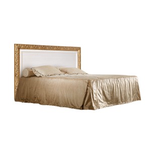 Кровать 2-х спальная (1,4 м)Тиффани штрих-лак/золото с подъемным механизмом (ТФКР140-2[7]) в Сысерти - sysert.ok-mebel.com | фото