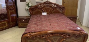 Кровать 2-х спальная 1600*2000 Роза, без основания (01.116) орех в Сысерти - sysert.ok-mebel.com | фото