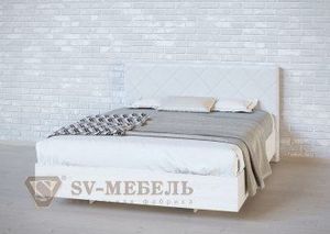 Кровать 1400 двойная №1 изголовье Ромб в Сысерти - sysert.ok-mebel.com | фото 1