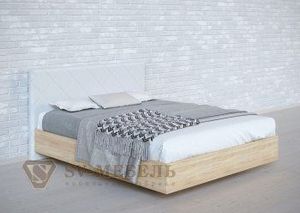 Кровать 1400 двойная №1 изголовье Ромб в Сысерти - sysert.ok-mebel.com | фото 6