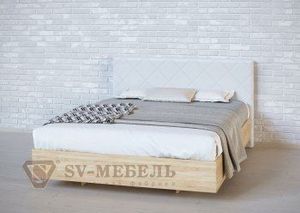 Кровать 1400 двойная №1 изголовье Ромб в Сысерти - sysert.ok-mebel.com | фото 5