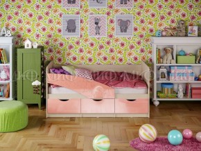Кровать Бабочки (Розовый металлик) 1600 в Сысерти - sysert.ok-mebel.com | фото
