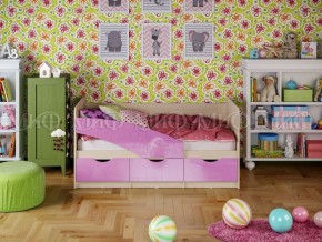 Кровать Бабочки (Сиреневый металлик) 1600 в Сысерти - sysert.ok-mebel.com | фото