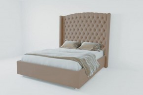 Кровать Берлин ЛЮКС без основания 800 (велюр серый) в Сысерти - sysert.ok-mebel.com | фото