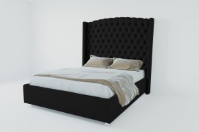 Кровать Берлин ЛЮКС с ПМ 2000 (экокожа кольт ч) в Сысерти - sysert.ok-mebel.com | фото 2