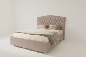Кровать Берлин с ПМ 1200 (велюр серый) в Сысерти - sysert.ok-mebel.com | фото 2
