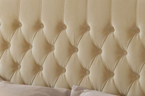 Кровать Берлин с ПМ 2000 (экокожа бежевая) в Сысерти - sysert.ok-mebel.com | фото 3