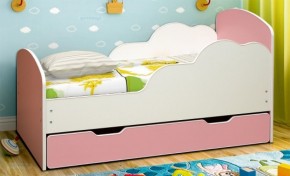 Кровать детская Облака №1 (700*1400) ЛДСП в Сысерти - sysert.ok-mebel.com | фото