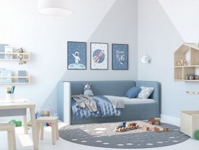 Кровать-диван Leonardo 160*70 (Голубой) + боковина в Сысерти - sysert.ok-mebel.com | фото 5
