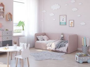 Кровать-диван Leonardo 160*70 (Розовый) + боковина в Сысерти - sysert.ok-mebel.com | фото 5