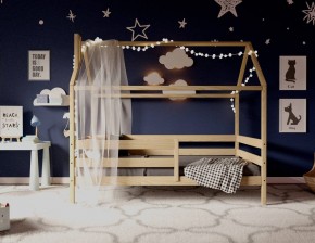 Кровать-домик 80*160 без покраски (без ящиков) в Сысерти - sysert.ok-mebel.com | фото