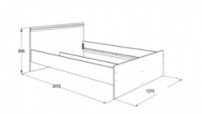 Кровать двойная Ольга-13 + 2-а выкатных ящика (1200) в Сысерти - sysert.ok-mebel.com | фото 3