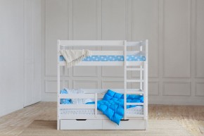 Кровать двухъярусная без крыши 80*190 Белый в Сысерти - sysert.ok-mebel.com | фото 4