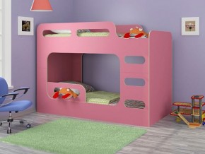 Кровать двухъярусная Дельта-Макс-20.03 Розовый в Сысерти - sysert.ok-mebel.com | фото 1