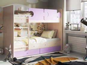 Кровать двухъярусная "Тетрис" (щиты) с бортиками + ящики в Сысерти - sysert.ok-mebel.com | фото 4