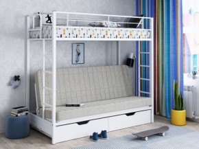Кровать двухъярусная с диваном "Мадлен-ЯЯ" с ящиками в Сысерти - sysert.ok-mebel.com | фото 1