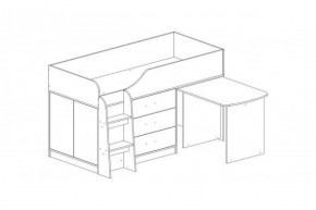 КАПРИЗ-5 Кровать 800 двухъярусная с рисунком "Виг-вам" в Сысерти - sysert.ok-mebel.com | фото 2