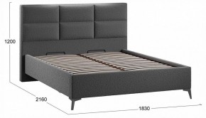 Кровать двуспальная Делана с ПМ Тип 1 в Сысерти - sysert.ok-mebel.com | фото 4
