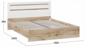 Кровать двуспальная Фьюжн ТД-260.01.03 в Сысерти - sysert.ok-mebel.com | фото 3