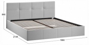 Кровать двуспальная Лора с ПМ в Сысерти - sysert.ok-mebel.com | фото 4