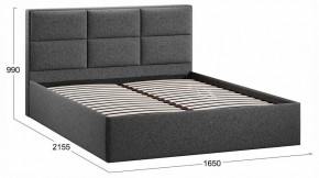 Кровать двуспальная Стелла с ПМ Тип 1 в Сысерти - sysert.ok-mebel.com | фото 4