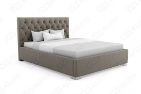 Кровать Ева интерьерная +основание (140х200) 1 кат. ткани в Сысерти - sysert.ok-mebel.com | фото