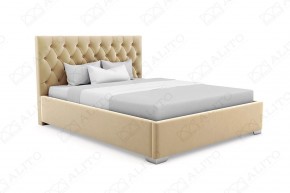 Кровать Ева интерьерная +основание (160х200) 3 кат. ткани в Сысерти - sysert.ok-mebel.com | фото