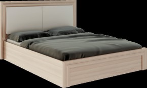 Кровать 1.6 Глэдис М32 с ПМ и мягкой частью (ЯШС/Белый) в Сысерти - sysert.ok-mebel.com | фото 1