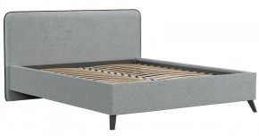 Кровать интерьерная Миа (1600) Купер 18/Кант Лайт 10 в Сысерти - sysert.ok-mebel.com | фото 3