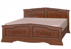 ЕЛЕНА Кровать из массива 1200 (Орех) в Сысерти - sysert.ok-mebel.com | фото 1