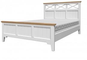 ГРАЦИЯ-5 Кровать из массива 1600 (Белый Античный/Сосна) в Сысерти - sysert.ok-mebel.com | фото