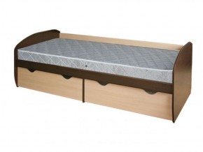Кровать КД-1.8 с ящиком (Венге/Дуб молочный) в Сысерти - sysert.ok-mebel.com | фото