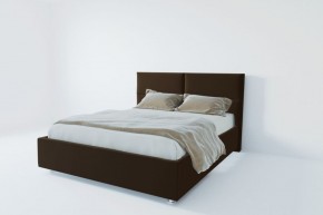 Кровать Корсика с ПМ 1200 (экокожа коричневая) в Сысерти - sysert.ok-mebel.com | фото 2