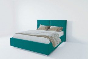 Кровать Корсика с ПМ 1600 (велюр бирюзовый) в Сысерти - sysert.ok-mebel.com | фото 2